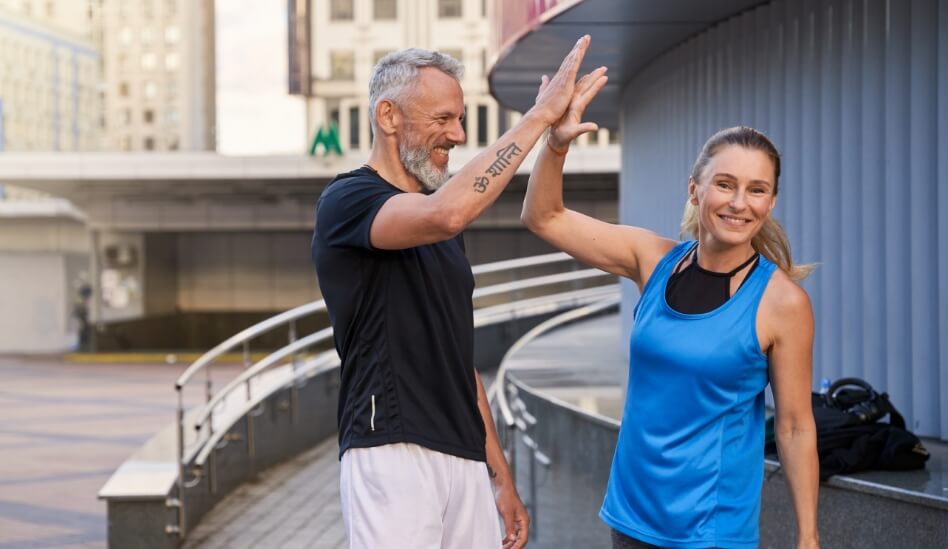 Joyful sportive middle aged friends man and woman 2025 03 18 14 28 52 utc (1)